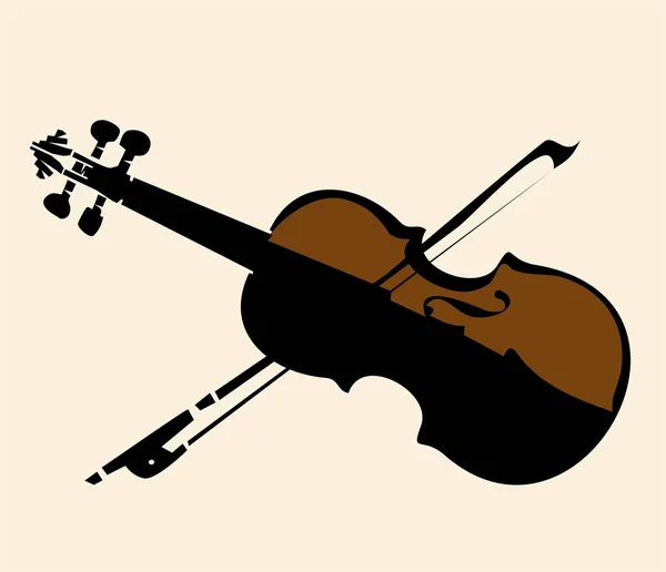 Violin Violin Bow Illustration — Stock Photo, Image
