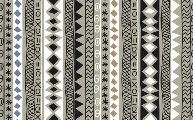 Soyut geometrik şekilli kusursuz desen