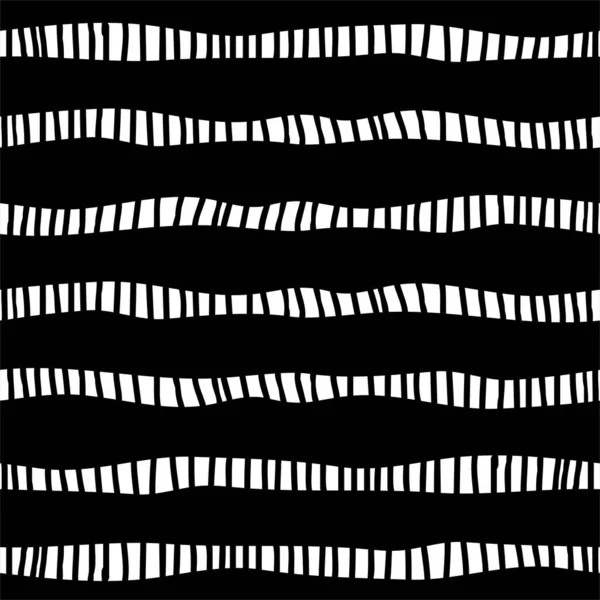 Abstract Seamless Pattern Brush Strokes Black White Geometric Background Abstract — Stock Photo, Image