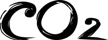 El çizimi tasarım ögesi - CO2 yazması