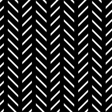 Mürekkep fırçası darbeleriyle elle çizilmiş kusursuz desen. Siyah ve beyaz olarak soyut geometrik kaplama arkaplanı 