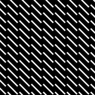 Siyah ve beyaz çizgileri olan kusursuz bir desen. soyut illüstrasyon