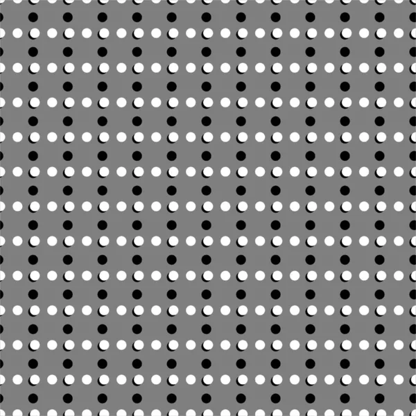 Безшовний Візерунок Чорно Білими Точками Абстрактна Ілюстрація — стокове фото