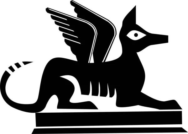 Hand Drawn Design Element Sphinx — Stock Photo, Image