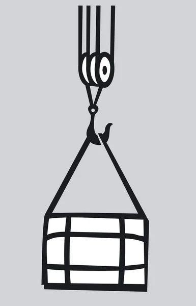 Crane Hook Icon Illustration — Stock Photo, Image