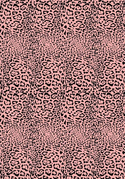 Abstract seamless leopard print pattern