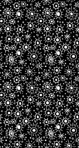 Seamless Black White Pattern Grunge Texture — Stock Photo, Image