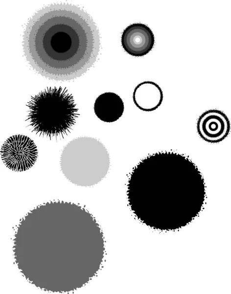 Abstract Background Black White Circles — Stock Photo, Image