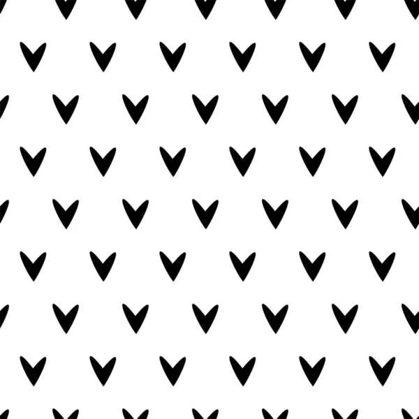 Чорно Білий Безшовний Візерунок Геометричними Формами — стокове фото