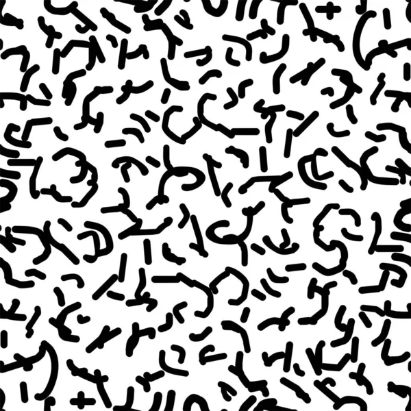 Seamless Hand Drawn Random Lines Pattern — Stock Photo, Image