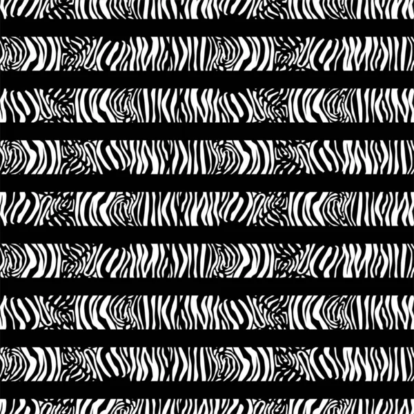 Abstract Seamless Zebra Print Pattern — Stock Photo, Image
