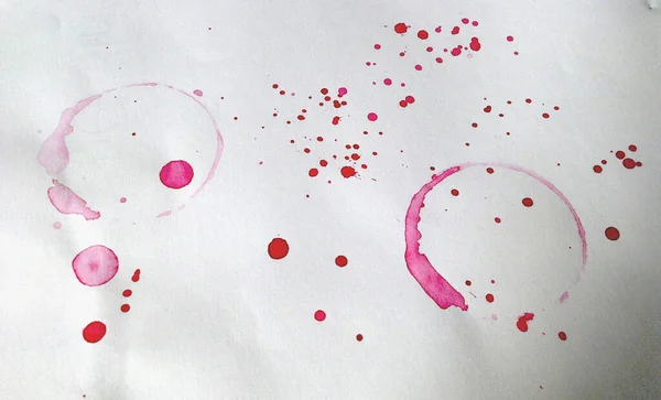 Glass Stains Drops Paper — Stock Photo, Image