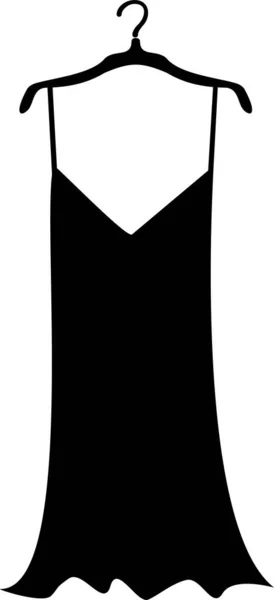 Ilustración Negro Vestido Moda Femenina —  Fotos de Stock