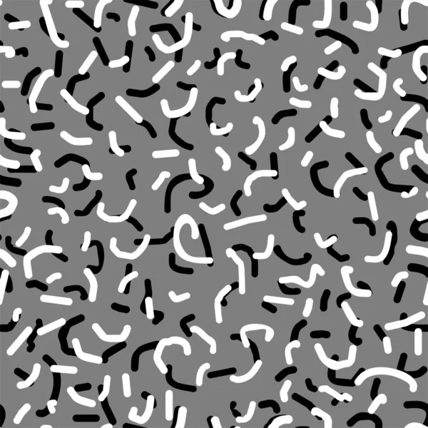 Seamless Pattern Black White Geometric Shapes — Stock Photo, Image
