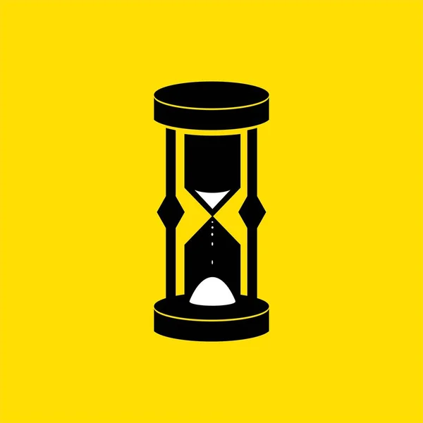 Ilustración Del Reloj Fondo Amarillo — Foto de Stock