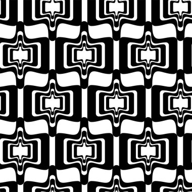 Soyut geometrik dikişsiz desen 