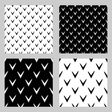 Bir dizi geometrik dikişsiz desen