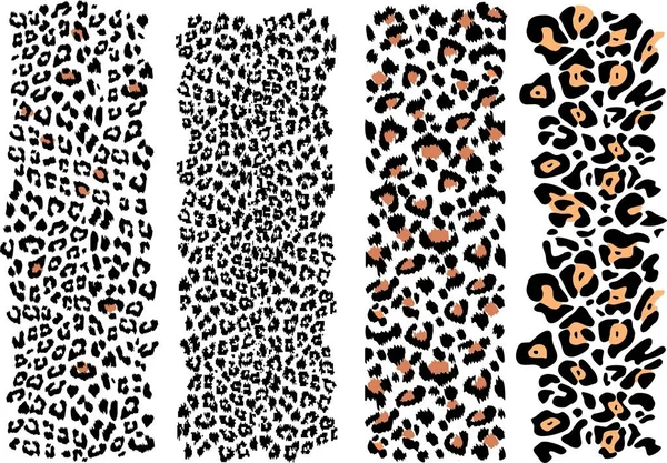 Leopard Mönster Bakgrund Illustration Design — Stockfoto