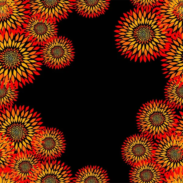Abstrato Belo Padrão Flores Sem Costura — Fotografia de Stock