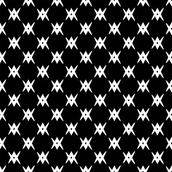 Χωρίς Ραφή Γεωμετρικό Μοτίβο Μαύρο Και Άσπρο — Φωτογραφία Αρχείου
