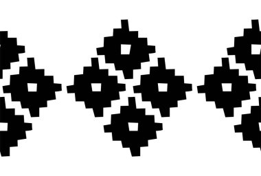 Soyut geometrik dikişsiz desen 