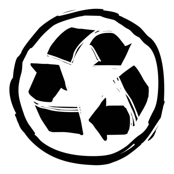 Illustration Recycling Symbol — Stock Photo, Image