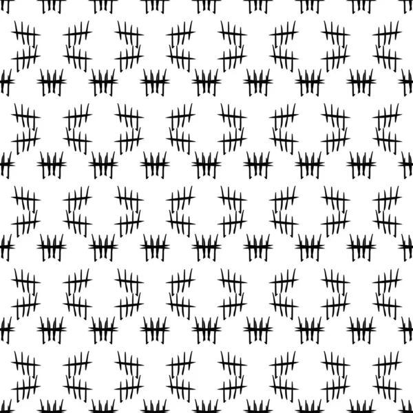 Black White Tally Stroke Counting Marks — Stock Photo, Image