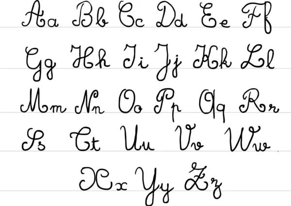 Calligrafia Disegnata Mano Iscrizione Manoscritta — Foto Stock