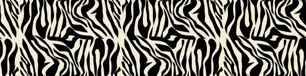 Seamless Zebra Pattern Abstract Animal Stripes Print — Stock Photo, Image