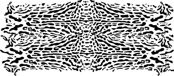 Черно Белая Иллюстрация Текстуры Кожи Леопарда — стоковое фото