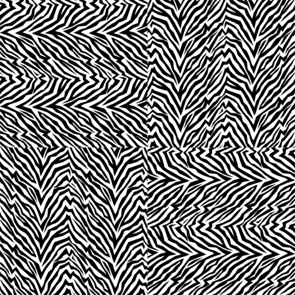 Seamless Pattern Black White Lines Illustration — Stock Photo, Image