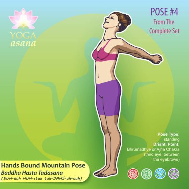 Yoga dağ poz 4