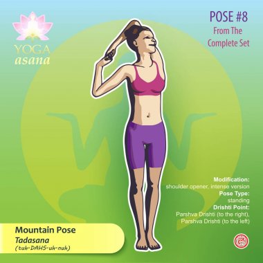 Yoga dağ poz 8