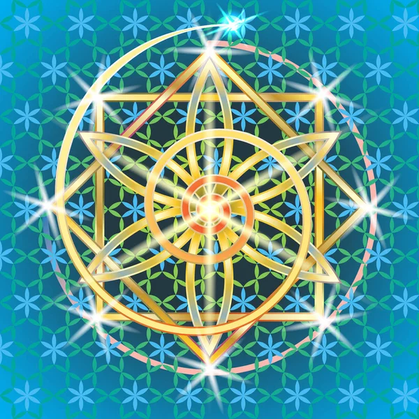 Kutsal geometri çiçek II