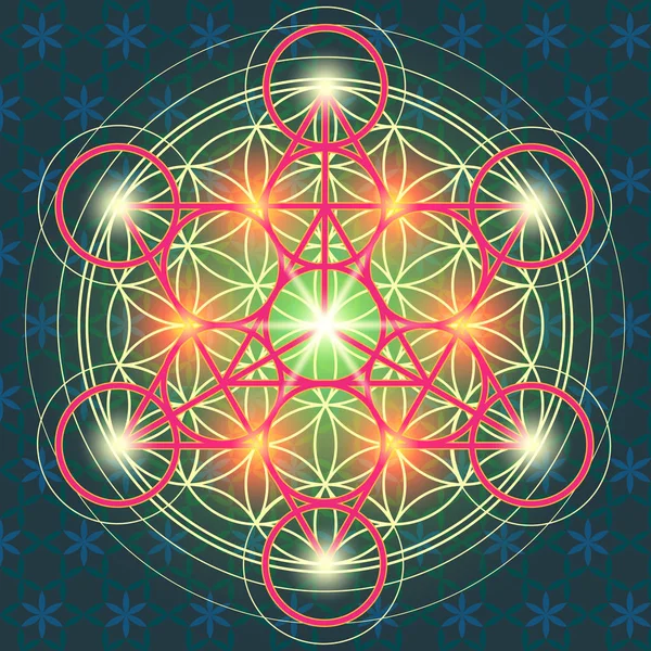 Kutsal geometri çiçek IV