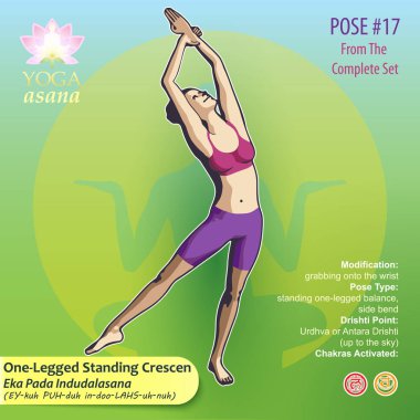 17 YOGA Eka Pada Indudalasana