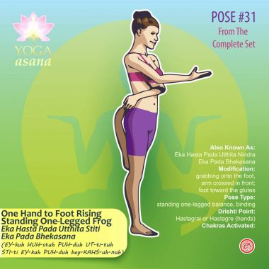 31 yoga bir el ayak yükselen