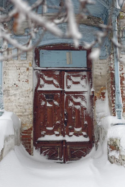 Архитектура зимой — стоковое фото