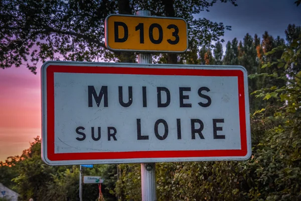 Village Muides Sur Loire — Stock Photo, Image