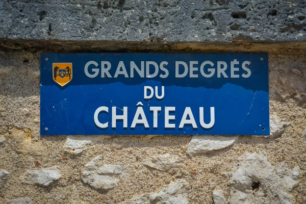Street Sign City Bloir Val Loire France — Stock Photo, Image