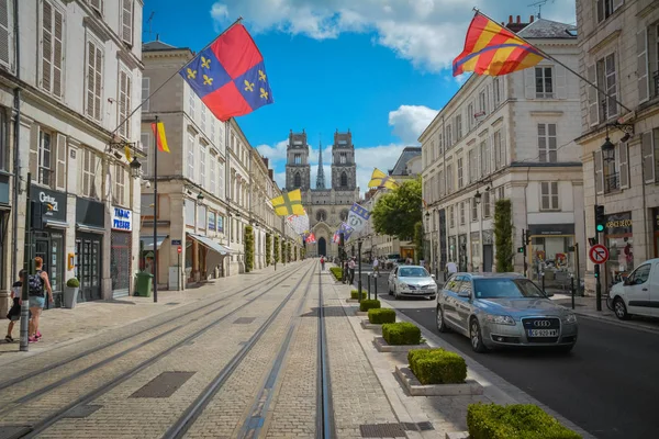 Rue Jeanne Arc Orleans Augusti 2017 — Stockfoto