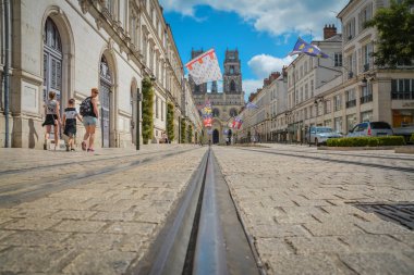 Rue de Jeanne D'Arc Orleans, Ağustos 2017