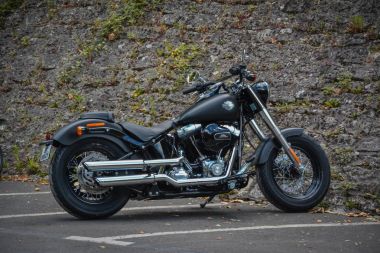 Harley Davidson Motosiklet, Ağustos 2017, Amboise, Fransa