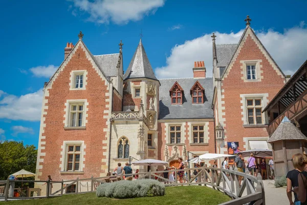Leonardo Da Vinci, Amboise, Fransa, Ağustos 2017 Chateau du Clos Luce