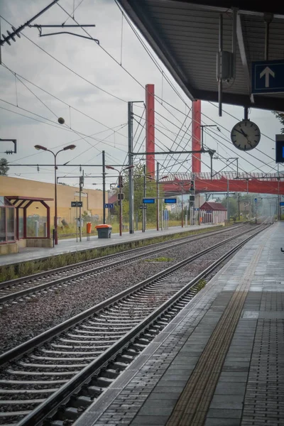 Järnvägsstation Mersch Luxemburg Luxemburg — Stockfoto
