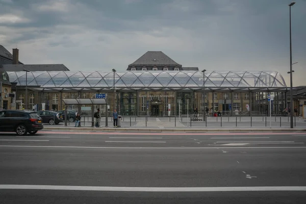 Luxemburg Tågstation Centrum Luxemburg Augusti 2017 — Stockfoto