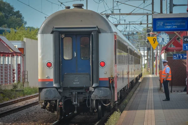 Lüksemburg tren istasyonu, Lüksemburg, merkezinde Ağustos 2017