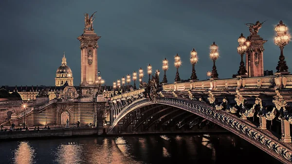 Pont Alexandre III à Paris — Photo