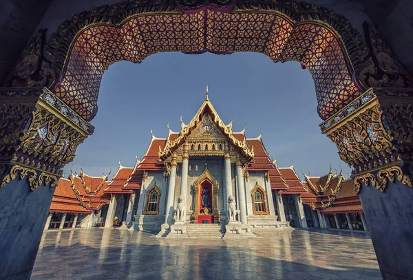 Bangkok 'taki mermer tapınak — Stok fotoğraf