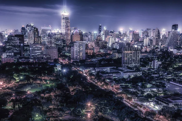 Panorama da cidade de Bangkok — Fotografia de Stock